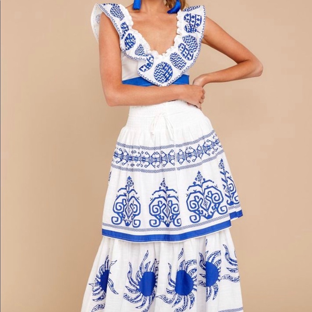Two piece blue print set